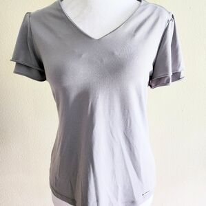CALVIN KLIEN V-Neck Women's Top